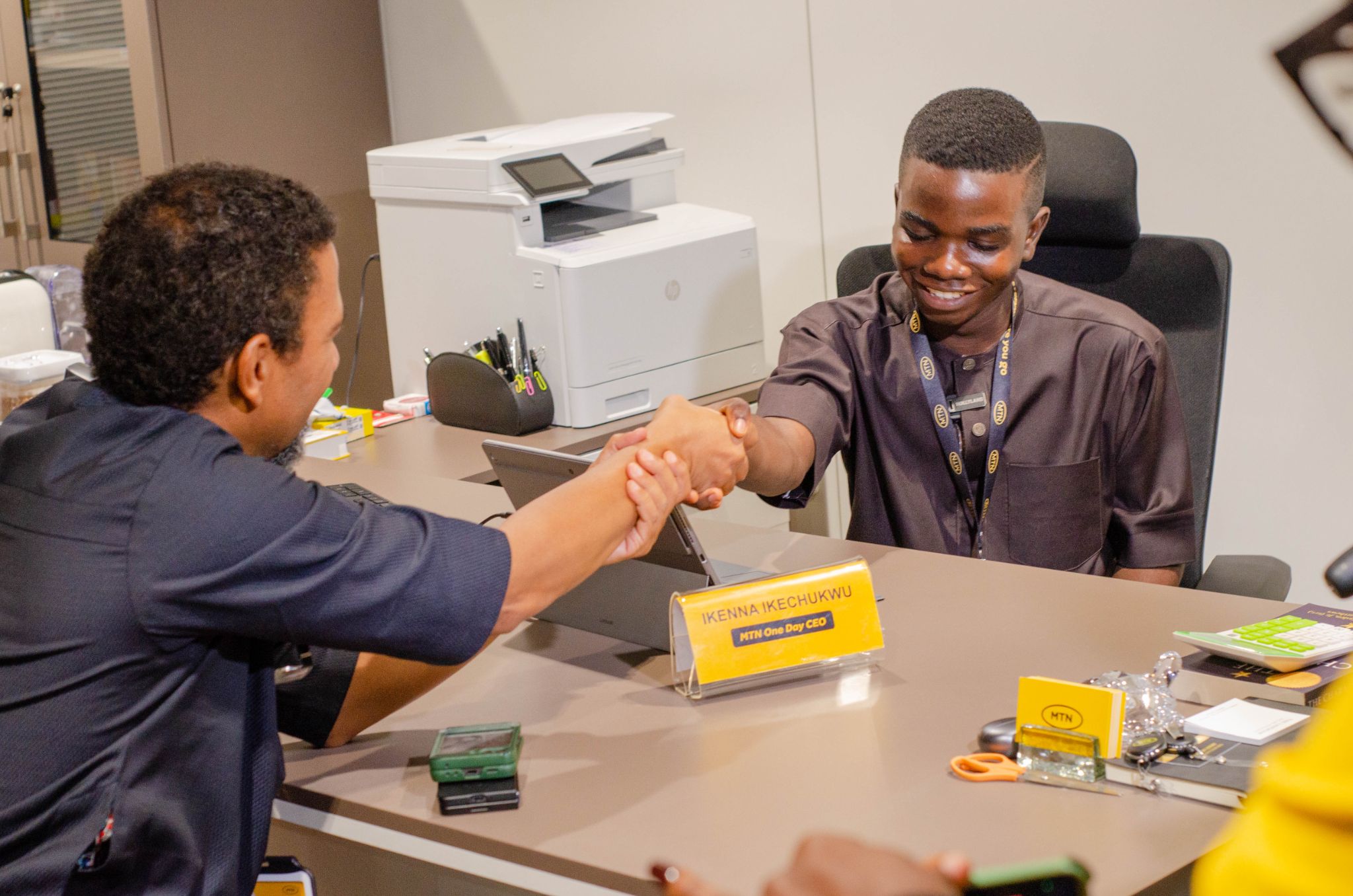 unnamed-1 From Classroom to Boardroom: Spelling Bee Champion Leads MTN as CEO for a Day.✓✓✓ Newzspy.
