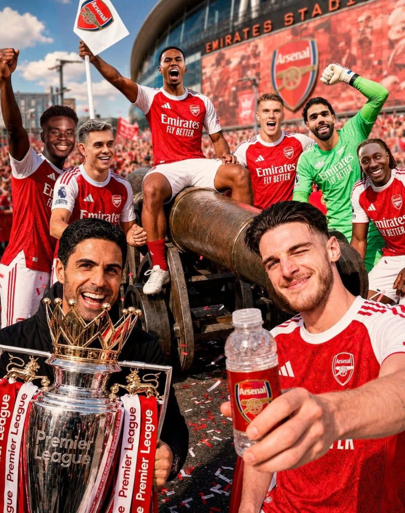 FB_IMG_1779226546200-809x1024 Arsenal End 22-Year Wait: Emotional Scenes as Gunners Crowned 2025/26 Premier League Champions.✓✓Newzspy Sports. 