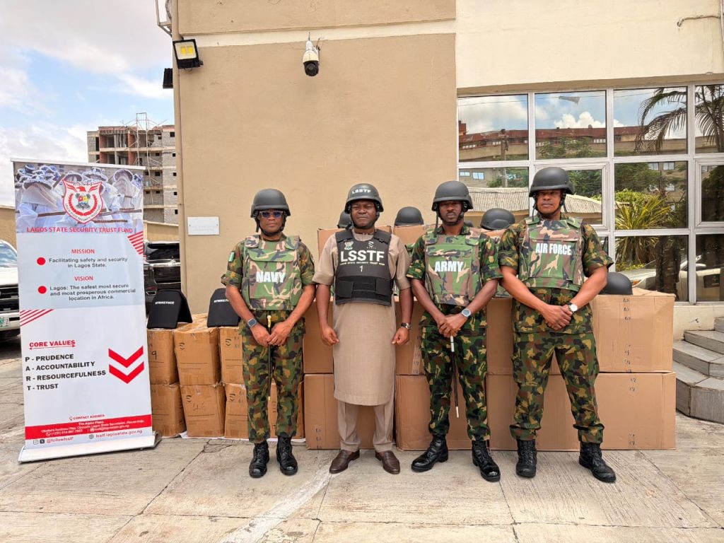 IMG-20260511-WA0042-1024x768 LSSTF ES/CEO, Ogunsan Receives Nigerian Army, Navy, Air Force Commanders in Lagos; Strengthens National Security Frontline With Bulletproof Vests, Helmets