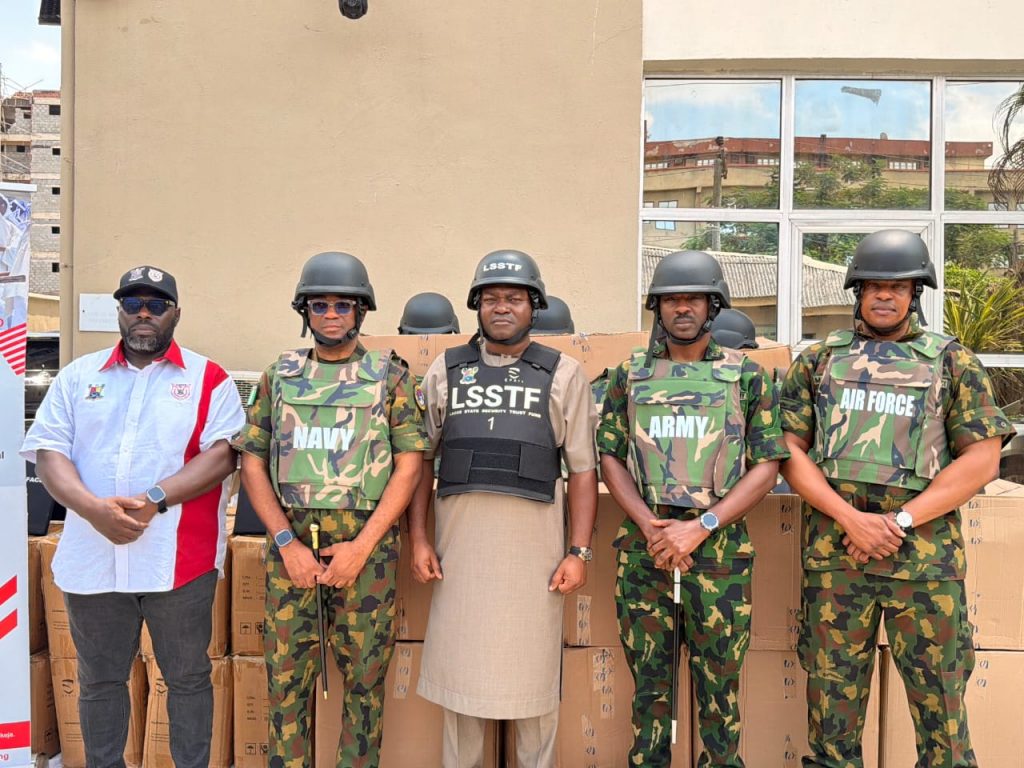 IMG-20260511-WA0047-1024x768 LSSTF ES/CEO, Ogunsan Receives Nigerian Army, Navy, Air Force Commanders in Lagos; Strengthens National Security Frontline With Bulletproof Vests, Helmets