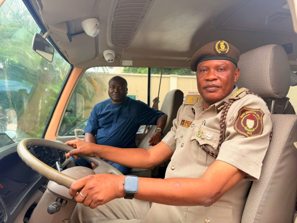 IMG-20260715-WA0004-1024x768 LSSTF Donates 28-Seater Bus, 60 Raincoats to Nigeria Immigration Service to Strengthen Lagos Border Security • as NIS Repatriates 128 illegal immigrants within 2 weeks